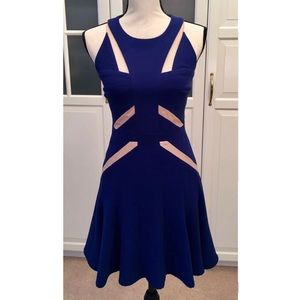 Blue BCBGMAXAZRIA mini dress